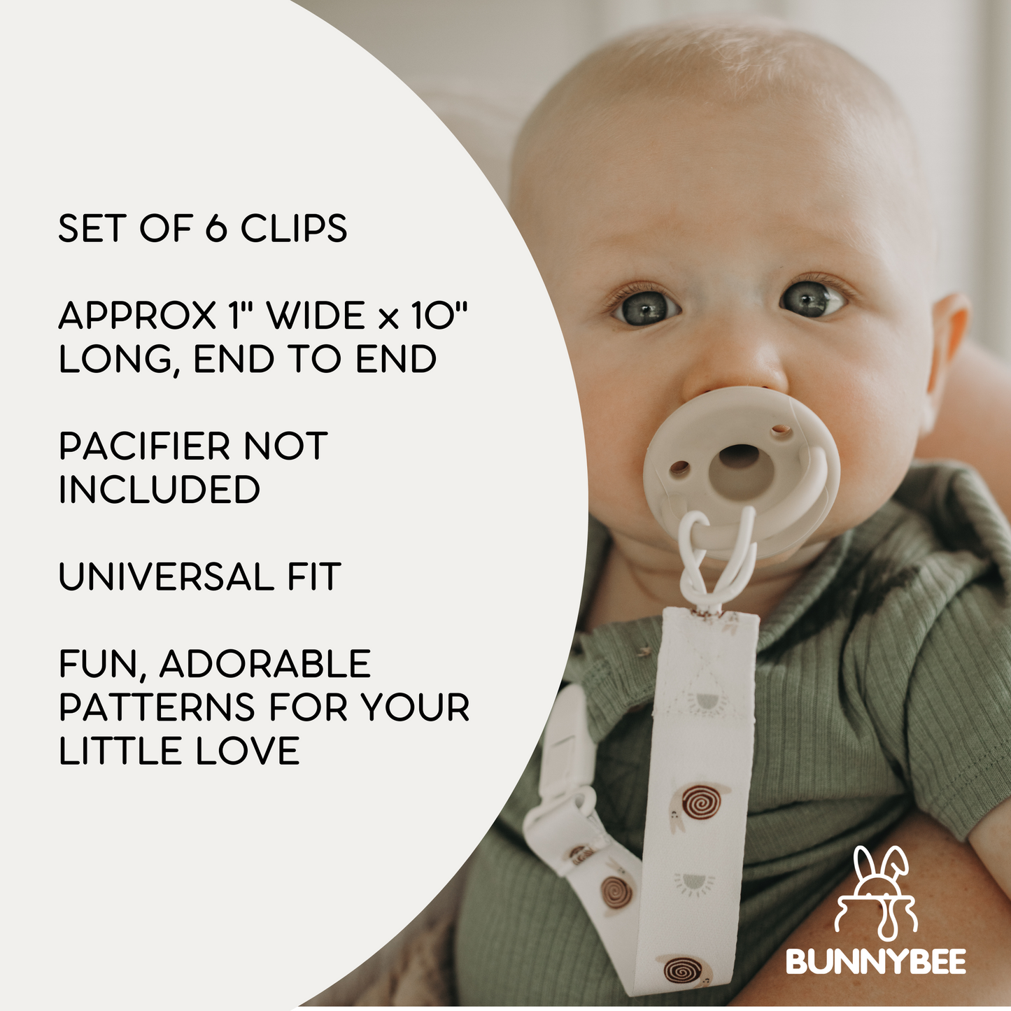 Garden Friends Pacifier Clip Set
