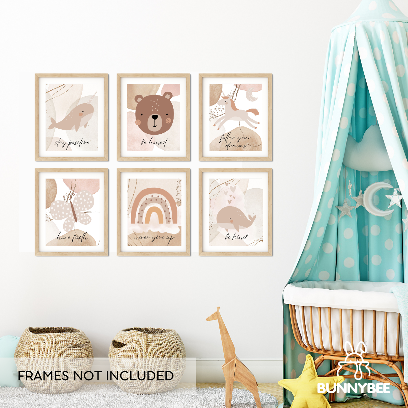Inspirational Boho Animal Wall Art