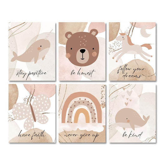 Inspirational Boho Animal Wall Art